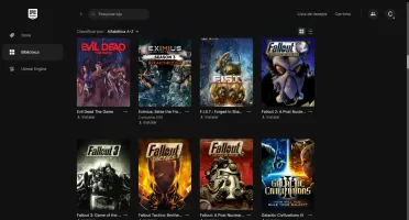 Conta EPIC GAMES com mais de 130 jogos!