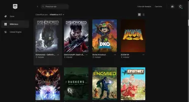 Conta EPIC GAMES com mais de 130 jogos!