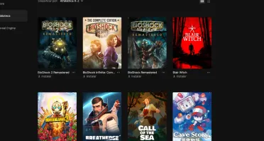 Conta EPIC GAMES com mais de 130 jogos!