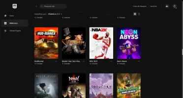 Conta EPIC GAMES com mais de 130 jogos!