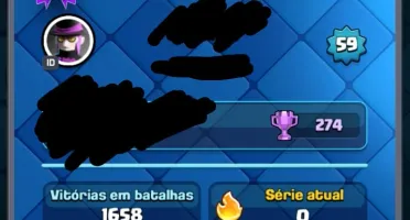 Conta Clash Royale Nível 59 - Arena 25 - 10.261 Troféus 🔥🔥