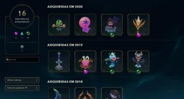 conta lol platina 2 todos champions