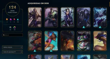 conta lol platina 2 todos champions
