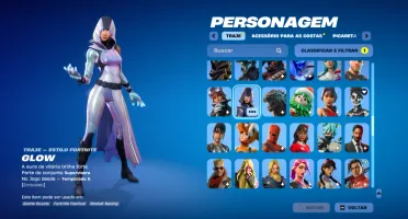Conta rara de fortnite com travis scott, glow, stw fundador