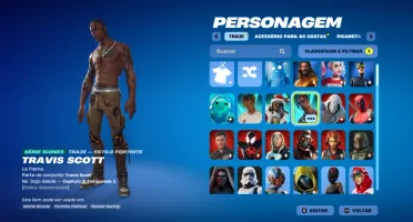 Conta rara de fortnite com travis scott, glow, stw fundador