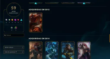 Conta De Lol Rara 2011 | 20 Skins | Unranked Kayle Juiza