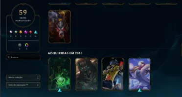 Conta De Lol Rara 2011 | 20 Skins | Unranked Kayle Juiza