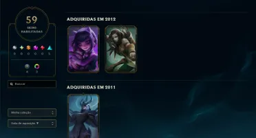 Conta De Lol Rara 2011 | 20 Skins | Unranked Kayle Juiza