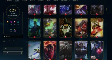 Conta LOL 650+Skins PAX TF