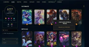 Conta LOL 650+Skins PAX TF