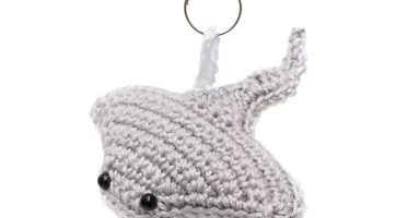 Arraia Cinza em Amigurumi