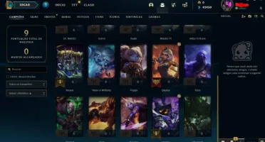Conta Mestre League of Legends