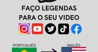 Faço legendas pro seu video.