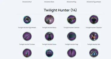 ☑️ Sea Of Thieves Twitch Drops 158 ITEMS (300k Gold) ☑️