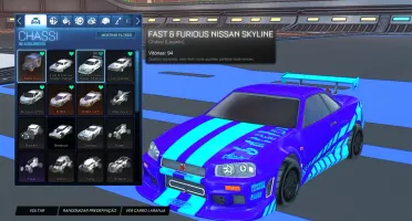 Conta Rocket League Epic e Xbox com Tags de GC