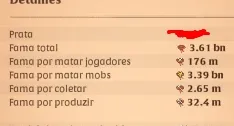 Conta 3.3b PVE / Lobo Top 1 Red / Muitas Skins