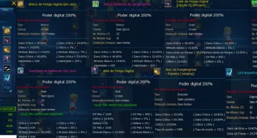 Conta evoluida Mid-Game no LA Omegamon