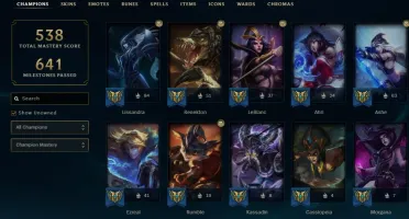 Conta lol Platina 4 level 382 com 50 reais de RP
