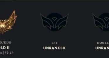 Conta de LOL nível 400, gold 2 solo, 150+ skins