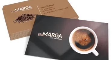 Cartão de Visita Couchê 300g