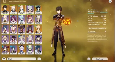 Genshin Impact ⭐ Zhongli, Venti, Albedo, Jean e Qiqi ⭐
