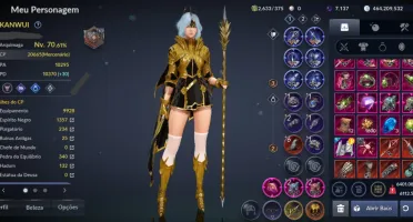 Conta do Black Desert Mobile Arquimaga Lev 70