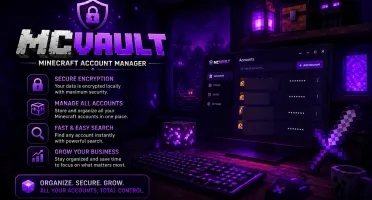 MCVault Minecraft Account Manager v1.0