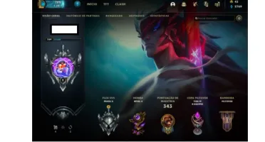 Conta de League of Legends