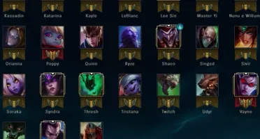 CONTA TOP ( GOLD IV ) SKINS, ICONES / CONFIRA !