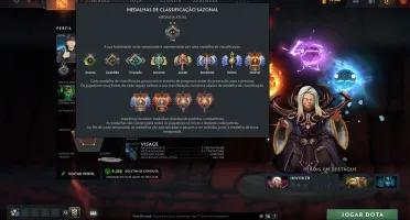 CONTA DOTA 2 COM ARCANA SPECTRE, INVOKER KID, PERSONA DK etc