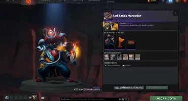 CONTA DOTA 2 COM ARCANA SPECTRE, INVOKER KID, PERSONA DK etc