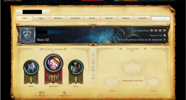 Conta na MD10, com Borda Gold, MMR Alto.