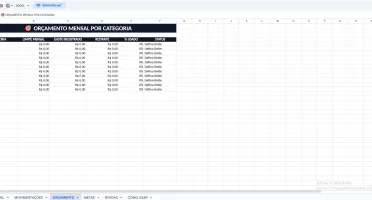 Planilha Inteligente Para Controle Financeiro