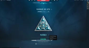 Conta valorant platina 3 com skins