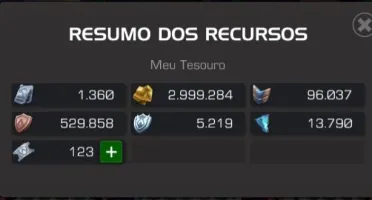 Conta Marvel Torneio de Campeões Grau Cavaleiro