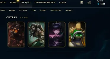 conta lol level 30 unranked