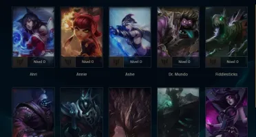 conta lol level 30 unranked