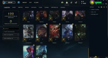 CONTA LEAGUE OF LEGENDS