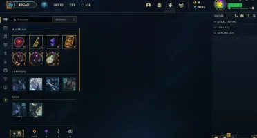 CONTA LEAGUE OF LEGENDS