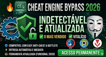 Cheat Engine Bypass 2026 – Burle AntiCheats Vitalício