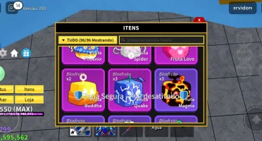 Conta blox fruits Com kitsune