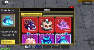 Conta blox fruits Com kitsune