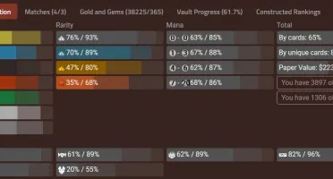 Conta Magic Arena MTG - Mais de 3.897 cards e 172 WC