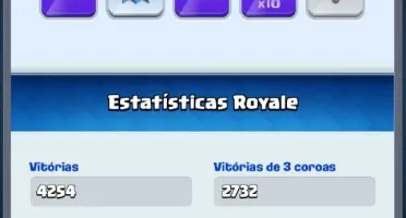 Vendo conta Clash Royale NV 12, 5 decks tops, montados.