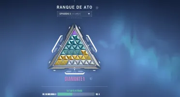 CONTA VALORANT DIAMANTE 1 COM SKINS GLITCHPOP