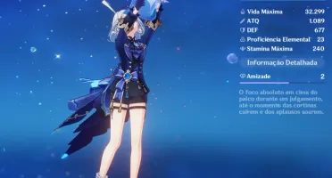 ✧ GENSHIN IMPACT CONTA COM 4 ARMAS E 8 PERSONAGENS CINCO⭐ ✧