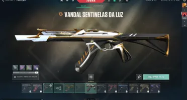 Conta valorant com muitas skins (incluindo vandal ancifogo)