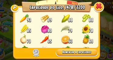 Conta Hay Day lvl 74