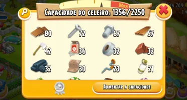 Conta Hay Day lvl 74