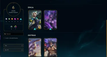 Conta Platina 4 Handmade + Skins